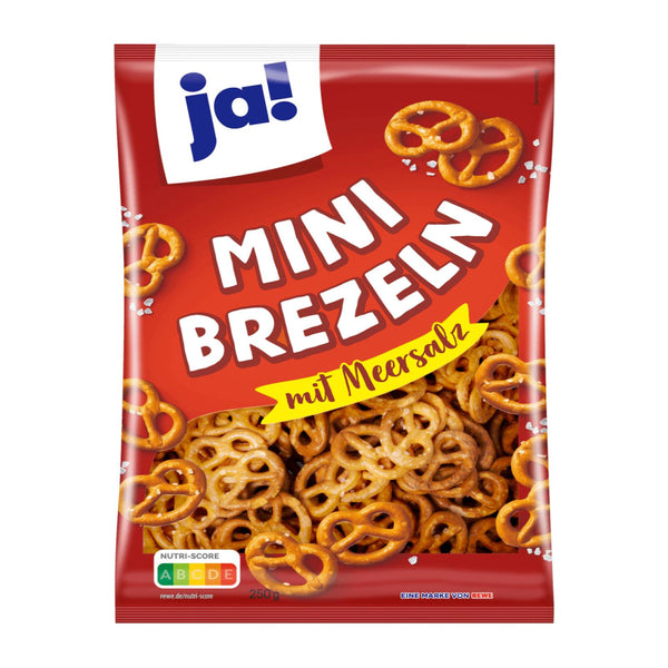 Ja! Mini Pretzels with Seasalt 250g