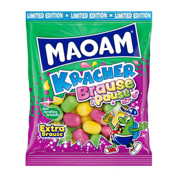 Haribo Maoam Brause Pause Chewy Candy w/ Extra Fizzy Filling Limited Edition 200g