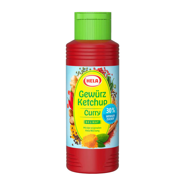 HELA Spice Ketchup Curry Mild 30% Less Sugar Vegan 300ml