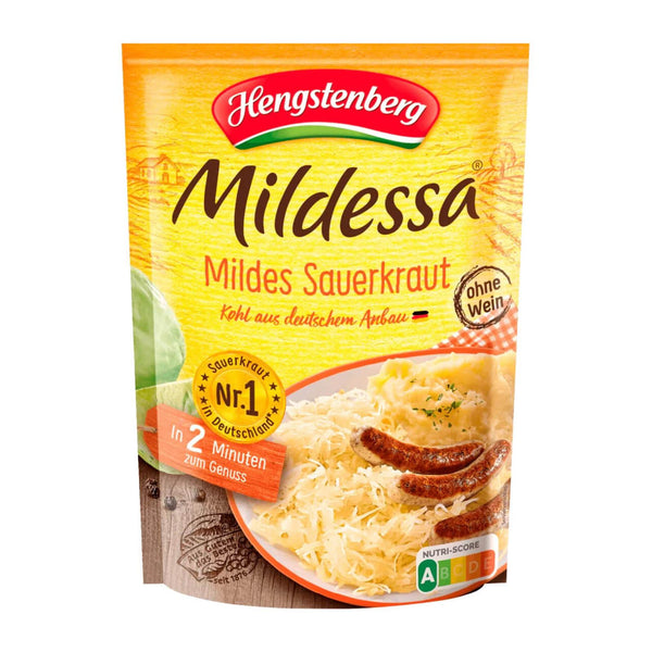 Hengstenberg Mildessa Sour Cabbage Vegan Nutri Score A 400g