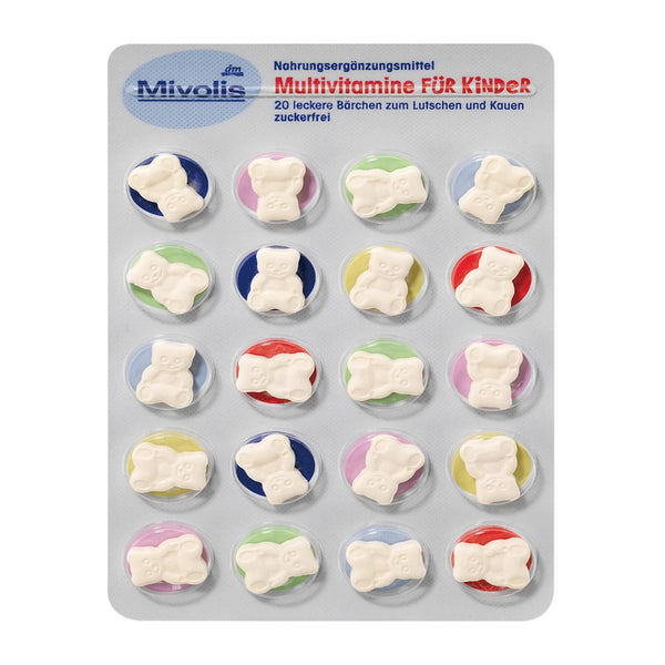 Mivolis Kids Multivitamin Tablets Sugar Free 20 pcs